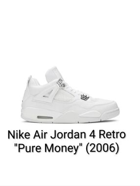Air Jordan 4 Retro "Pure Money" (2006) Mens 12 EUC